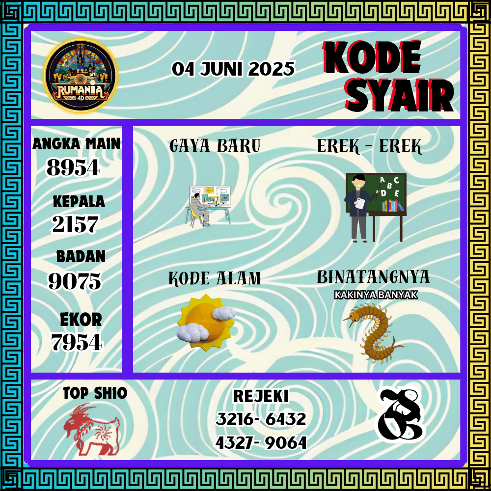 Kode Syair Rumania4D Pools - Juni Pools 
