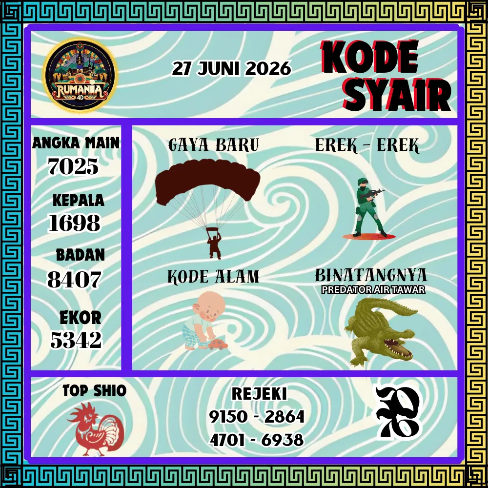 Kode Syair Rumania4d Pools - Juni 2026