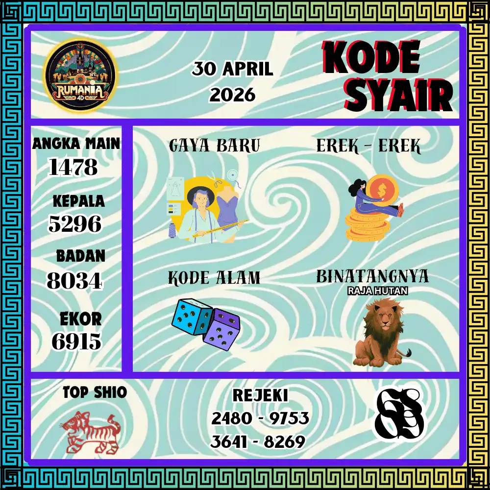 Kode Syair Rumania4D  Pools - April 2026
