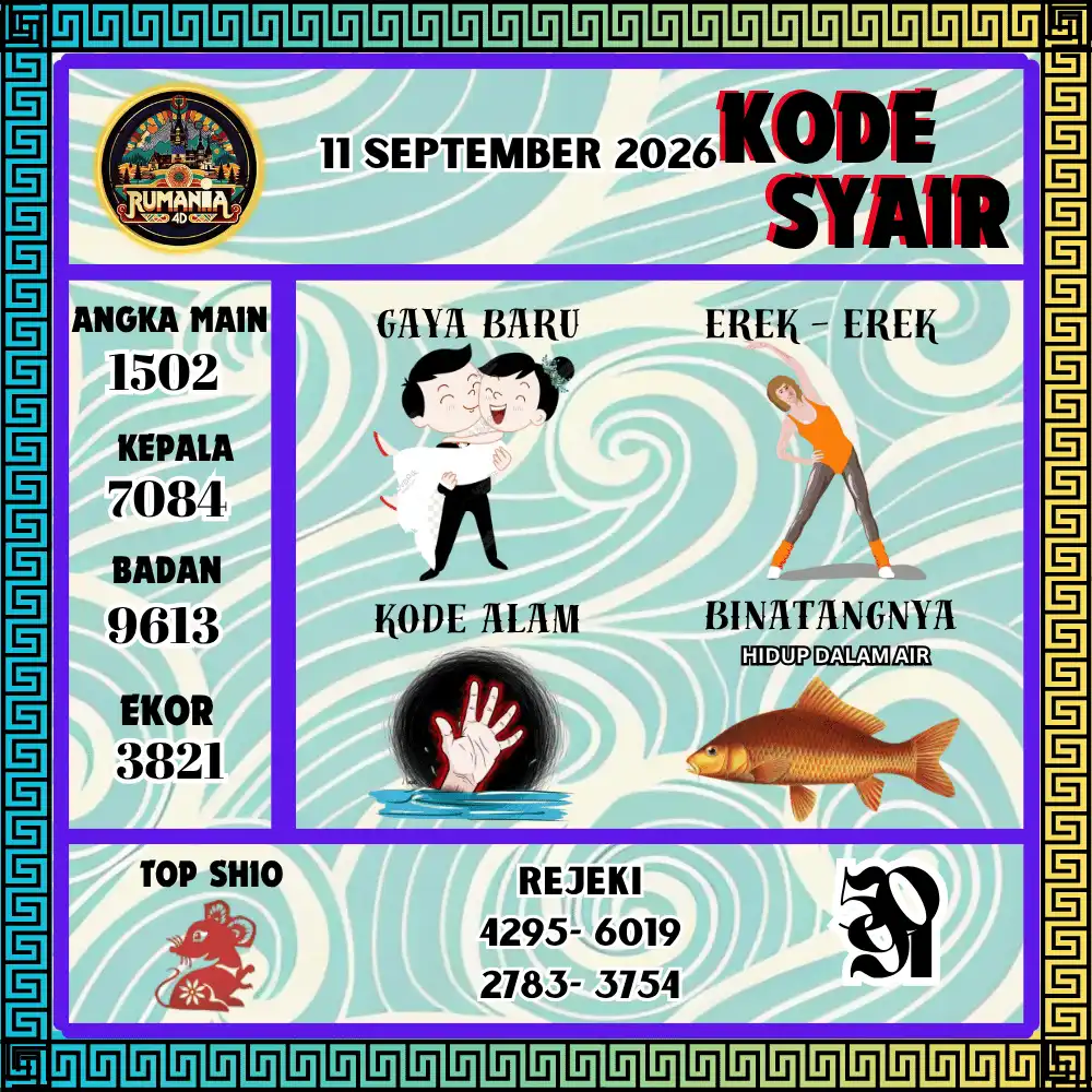 Kode Syair Rumania4D  Pools - September 2026
