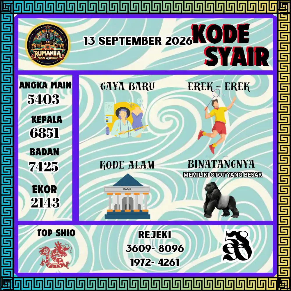 Kode Syair Rumania4D  Pools - September 2026
