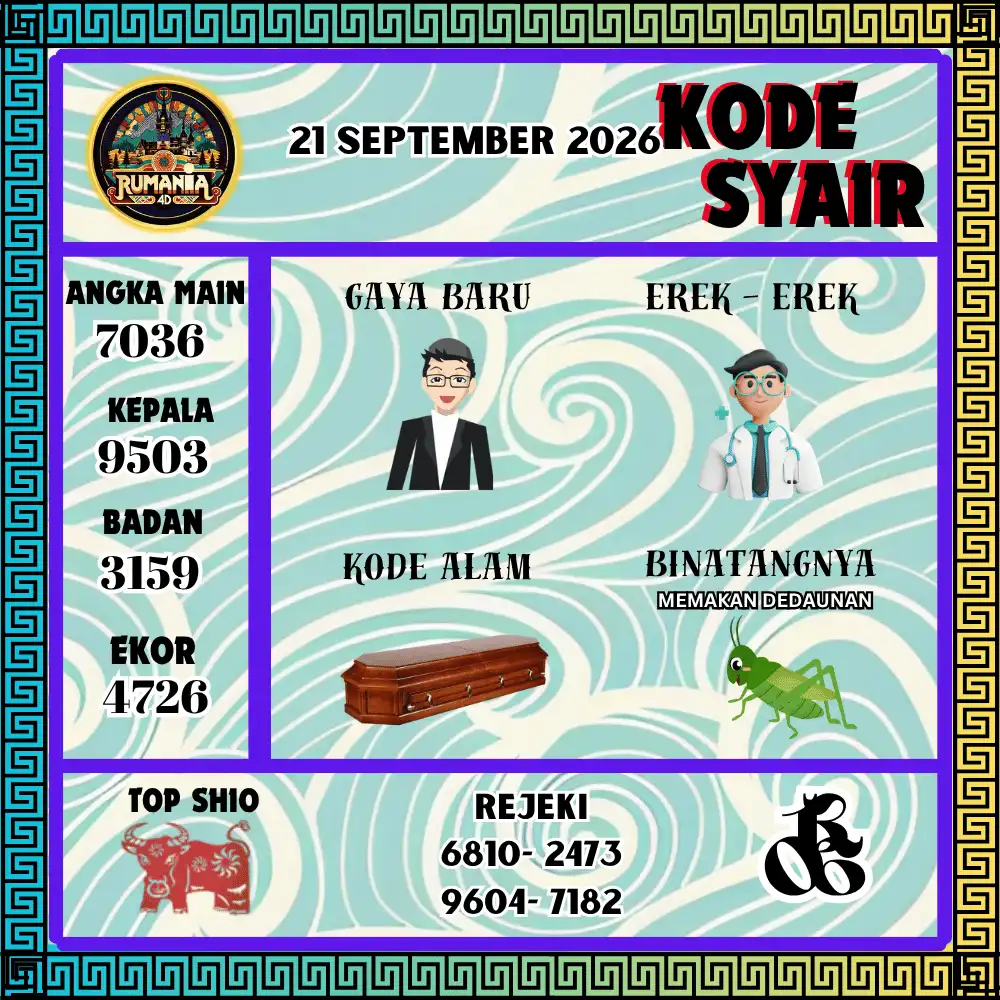 Kode Syair Rumania4D  Pools - September 2026
