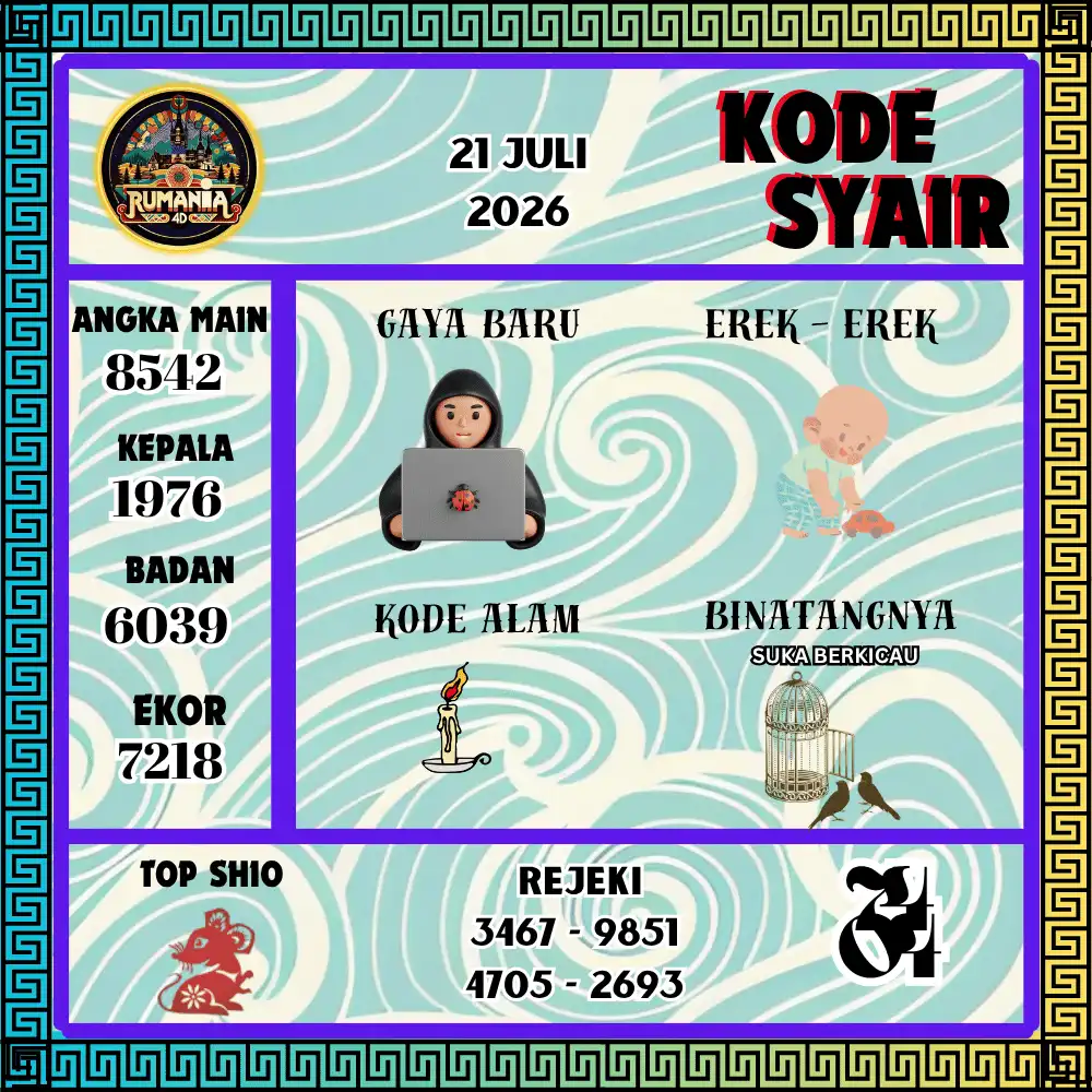 Kode Syair Rumania4D  Pools - Juli 2026
