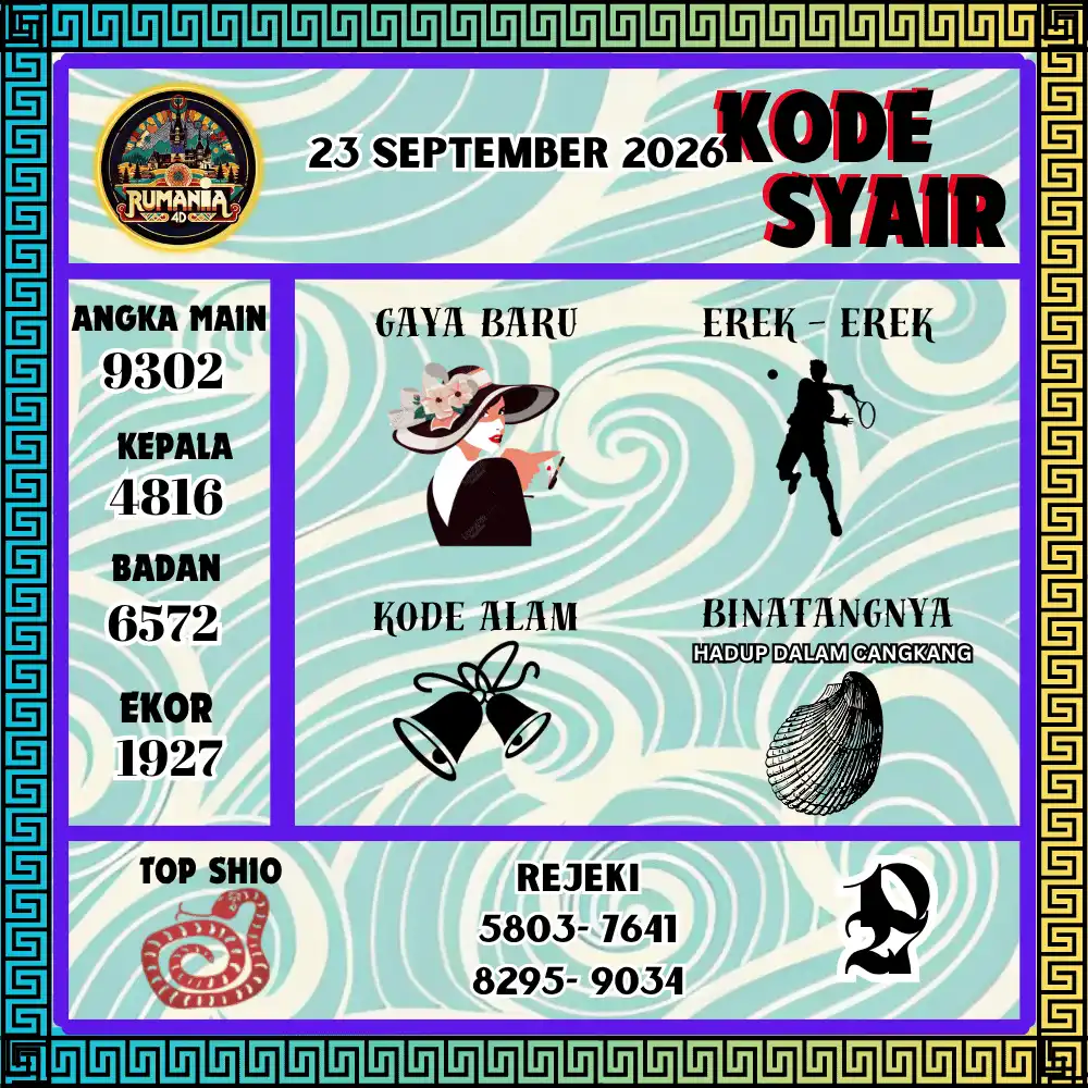 Kode Syair Rumania4D  Pools - September 2026
