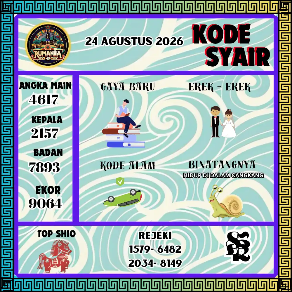 Kode Syair Rumania4D Pools - Agustus 2026