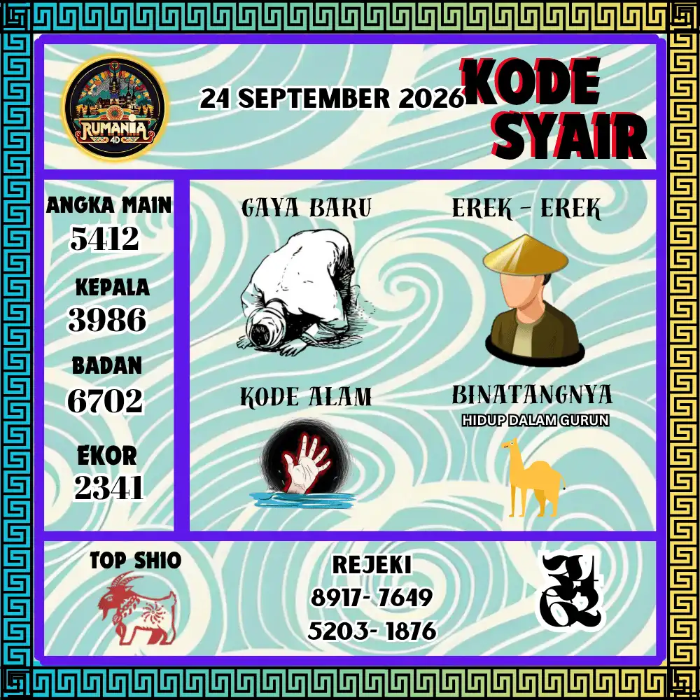 Kode Syair Rumania4D  Pools - September 2026
