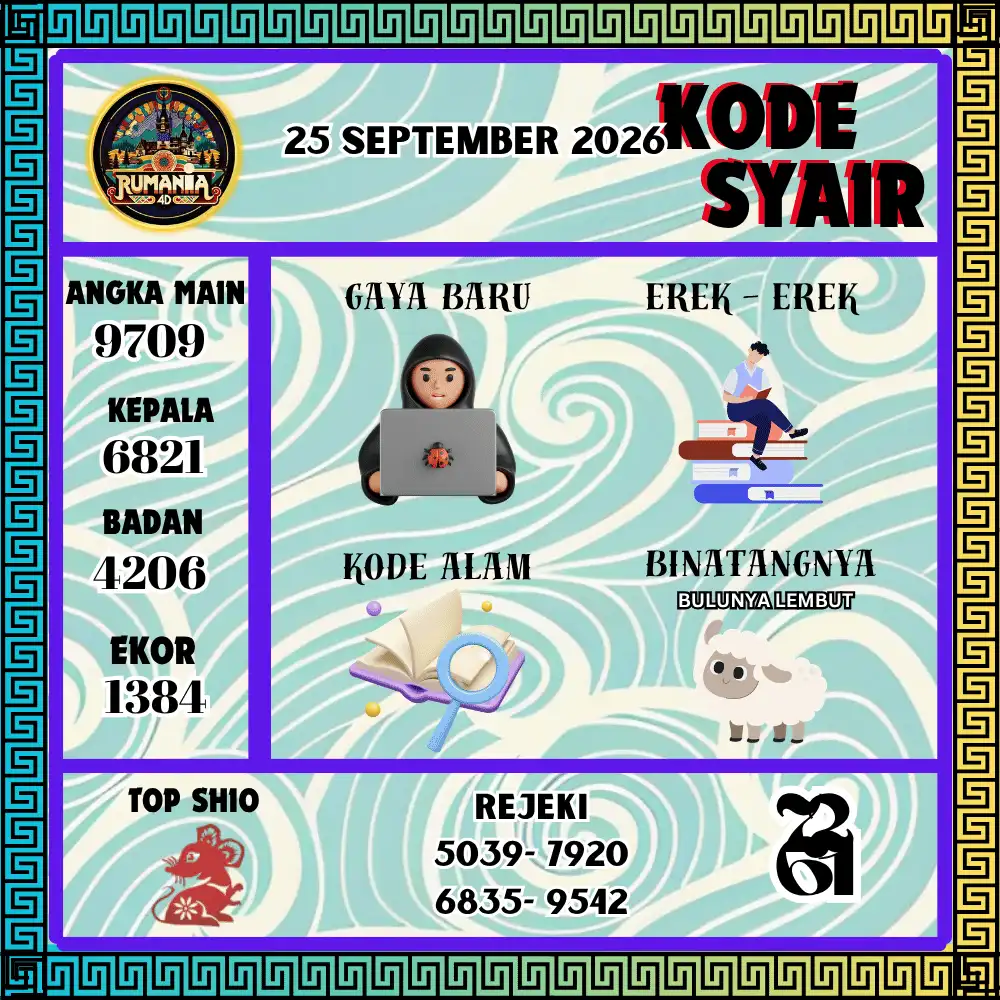 Kode Syair Rumania4D  Pools - September 2026
