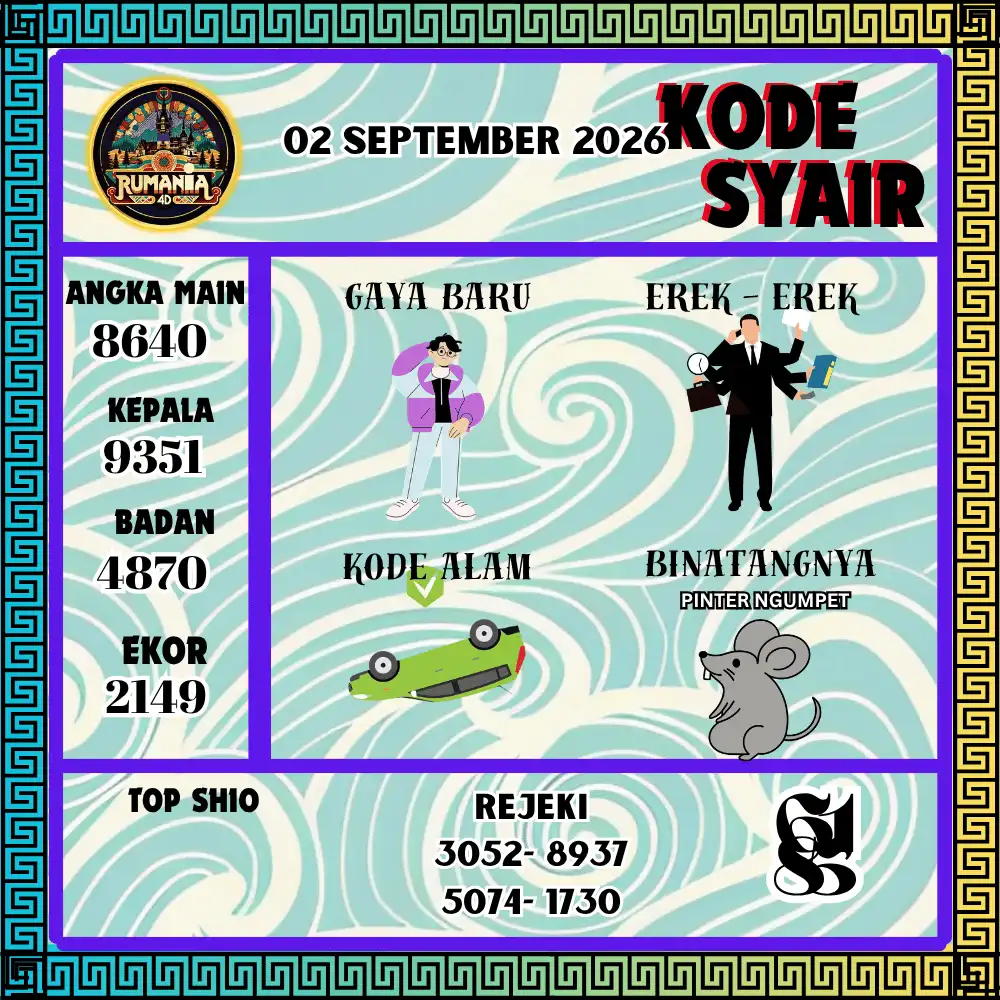 Kode Syair Rumania4D  Pools - September 2026
