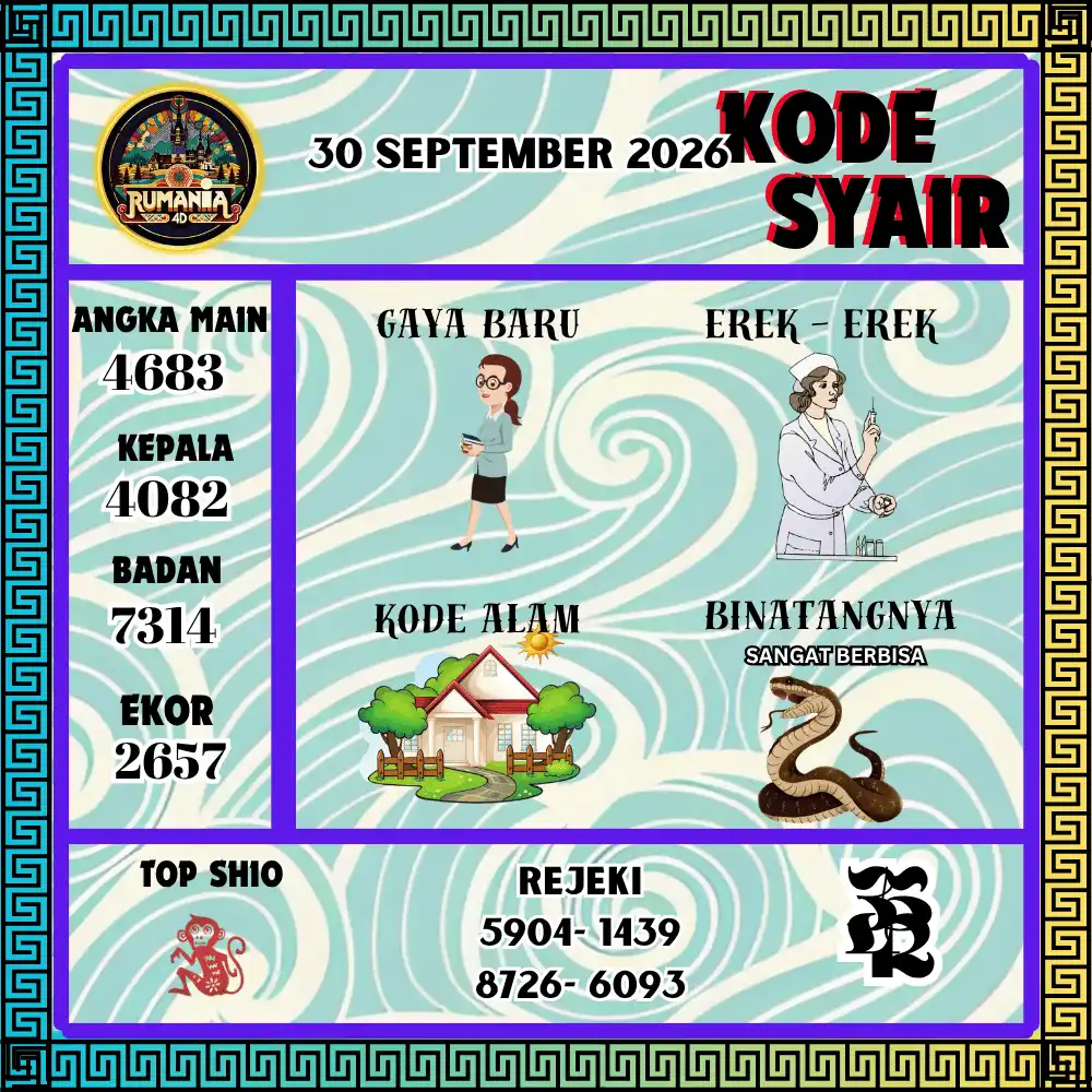 Kode Syair Rumania4D  Pools - September 2026
