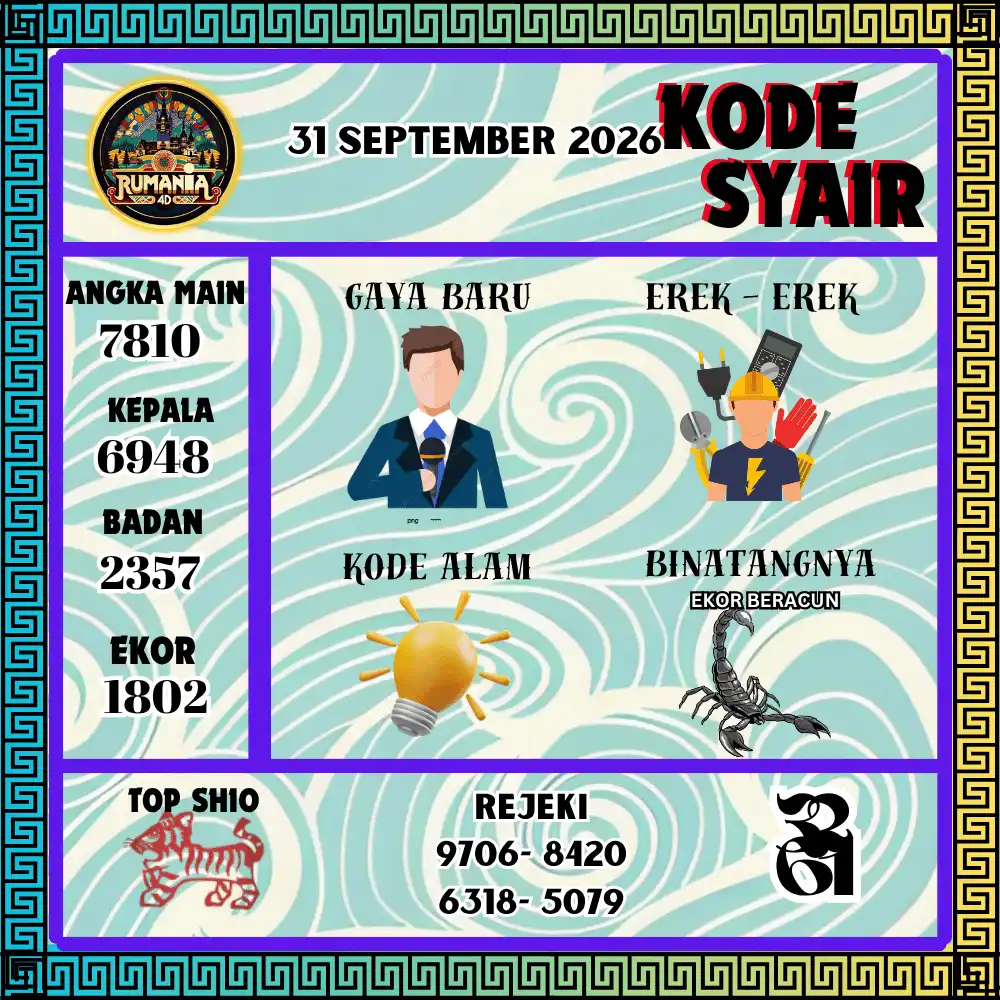 Kode Syair Rumania4D  Pools - September 2026
