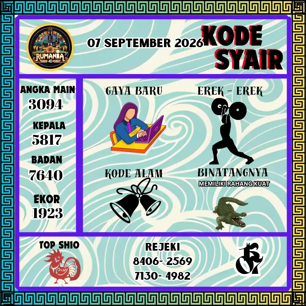 Kode Syair Rumania4D  Pools - September 2026
